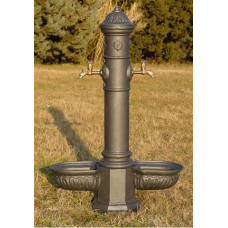 Fontana Ghisa A Colonna Morciano Doppia Vasca. 1017/B