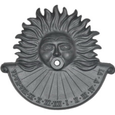 Frontale fontana parete Sole Meridiana. 2014