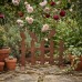 Decorazione in Metallo per Giardino con Uccellini su Staccionata. FENCE-BIS Decorazione in Metallo per Giardino con Uccellini su Staccionata. FENCE-BIS