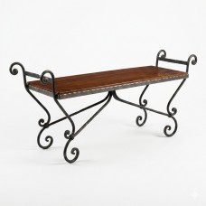 Panca, divanetto per interno in ferro. GEA