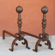 Coppia Alari Camino Sfera Grande Art. CFI0040047