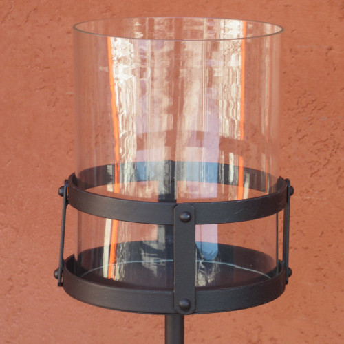 Candeliere portacandela vetro cristallo da tavola fp - 607F