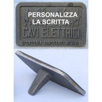 Segnacavo personalizzato Cavi Elettrici. Lotti a partire da 10 pezzi.