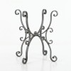 Base per Tavolo in Ferro Battuto con Ricci Decorativi. NAVAR