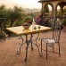 Base per Tavolo in Ferro Battuto con Ricci Decorativi. NAVAR Base per Tavolo in Ferro Battuto con Ricci Decorativi. NAVAR
