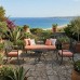 Salotto da Giardino in Ferro Forgiato MILOS - Divano e Poltrone da Esterno