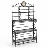 Scaffale Etagere in Ferro Battuto con Orologio. NOX
