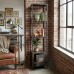 Libreria Industriale in Ferro con Mobiletto Inferiore. WILDE
