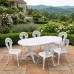 Base Tavolo giardino, terrazzo in fusione di alluminio. FLORIDA OVALE Base Tavolo giardino, terrazzo in fusione di alluminio. FLORIDA OVALE