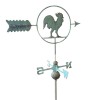 Segnavento con Gallo nel Cerchio in Rame