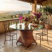 Tavolo Rotondo in PolyRattan con Ripiano in Vetro. MILLY Tavolo Rotondo in PolyRattan con Ripiano in Vetro. MILLY