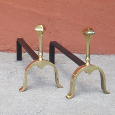 Alari camino in ottone. 2044