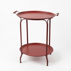 Tavolino in ferro da appoggio a due piani. MELISSA