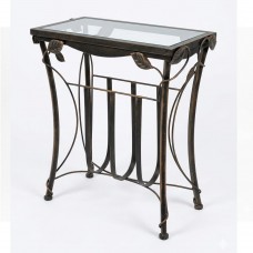 Tavolino portariviste in ferro. SAYF