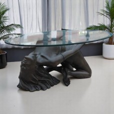 Base tavolo in bronzo. BALLERINA