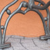 Base tavolo da giardino, terrazzo e cucina in ghisa. Modello Mali 5001