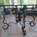 Base tavolo ferro forgiato per interno. Fiammetta