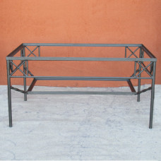 Base tavolo da interno in ferro forgiato. Euclide