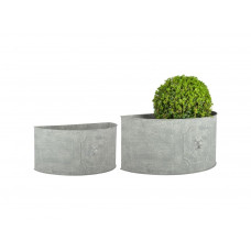 Set 2 vasi semicircolari porta piante in metallo. CFI-AM108