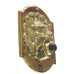 Campanello 1 pulsante ottone lucido. LION