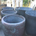 Vaso piante Vecchio crogiolo di fonderia Piccolo