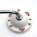 Portasciugamani da muro in metallo e ceramica decorata. R9727/R9728