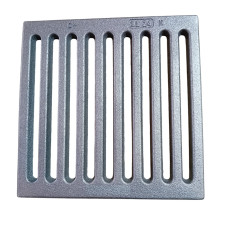 Griglia ghisa cenere camino stufa cm 20x20. CFIGA200X200