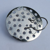 Griglia ottone per pilette, lavandini, lavabi e fontane. GRI-ACCIAIO/INOX