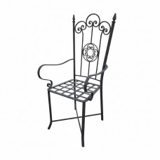 Poltrona da esterno in ferro forgiato. Galassia