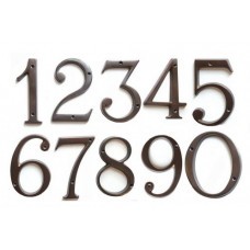 Numeri civici in ottone BRUNITO h. cm 12