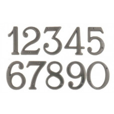 Numeri civici in ottone verniciato ANTRACITE h. cm 12