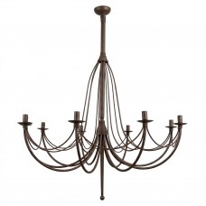 Lampadario in Ferro Battuto Artigianale. REAL