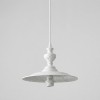 Lampadario Sospensione Moderno in Legno Bianco. CLOUD