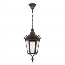 Lanterna Lampadario Sospensione in Ferro e Vetro. SOLERO
