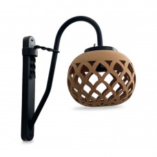 Applique da parete in ferro e terracotta. RORY