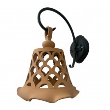 Applique da parete in ferro e terracotta. RORY/C