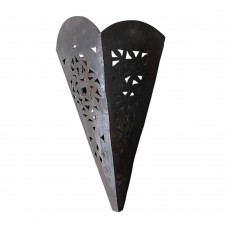 Copri lampadina in lamiera di ferro da muro. FAN