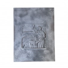 Lastra in ghisa per caminetto cm 52×h.68,5. FABBRO