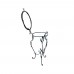 Toilette in ferro portacatino con specchio. FOREST