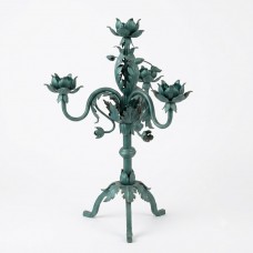 Candelabro in Ferro Battuto Artigianale. MADISON Candelabro in Ferro Battuto Artigianale. MADISON