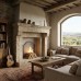 Piana in ghisa per rivestimenti caminetto Deco cm 60xh.60. PIAORN49