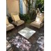 Salotto ferro forgiato a mano per giardino, portico e terrazzo. TRISTANO