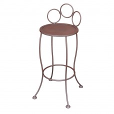 Sgabello alto in ferro forgiato. MEMORY