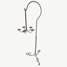 Candelabro da terra in ferro battuto. NADI