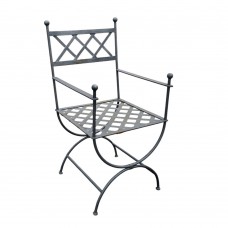 Poltrona da esterno in ferro forgiato. QUEEN