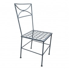Sedia da interno esterno in ferro forgiato. VINCENT