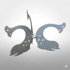 Base tavolino in ferro. DOLPHINS