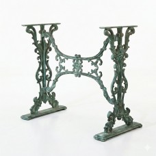 Base tavolo in alluminio rettangolare. LORIS