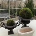 Vaso esterno in ghisa per giardino e terrazzo. XHCFI71 H. cm 13