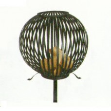 Braciere a strisce con forma sferica per giardino e portico. FF-CFI400